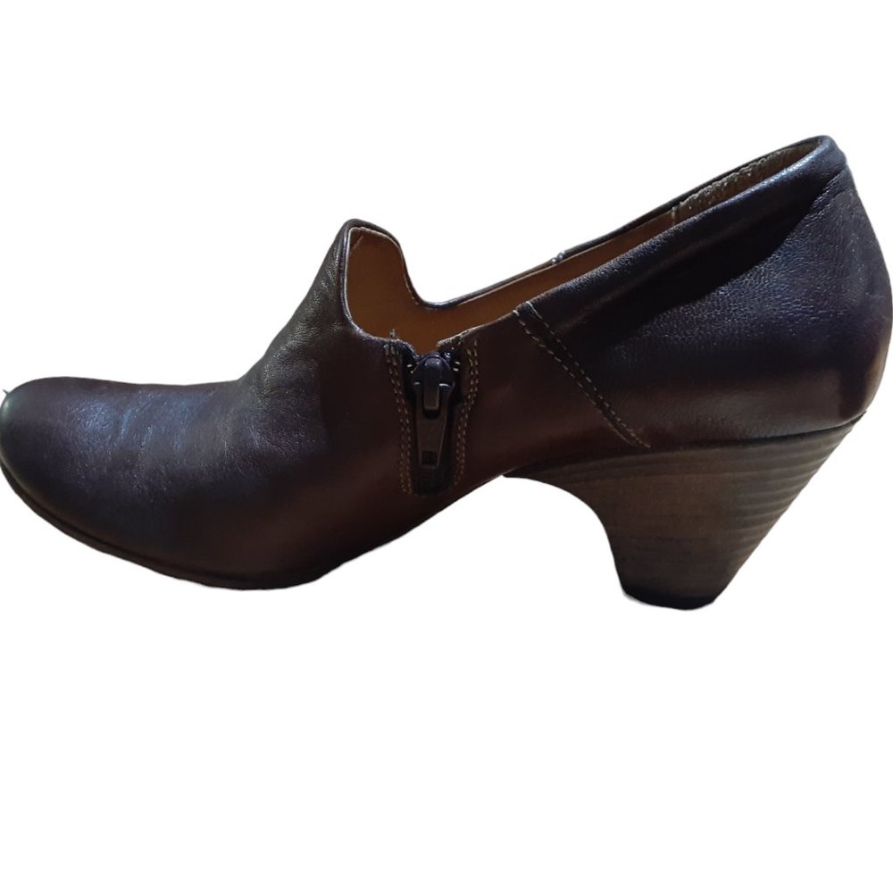 Gidigio Women's Size EU 37.5 Italian Made Leather Shoes Brown - Picture 4 of 8
